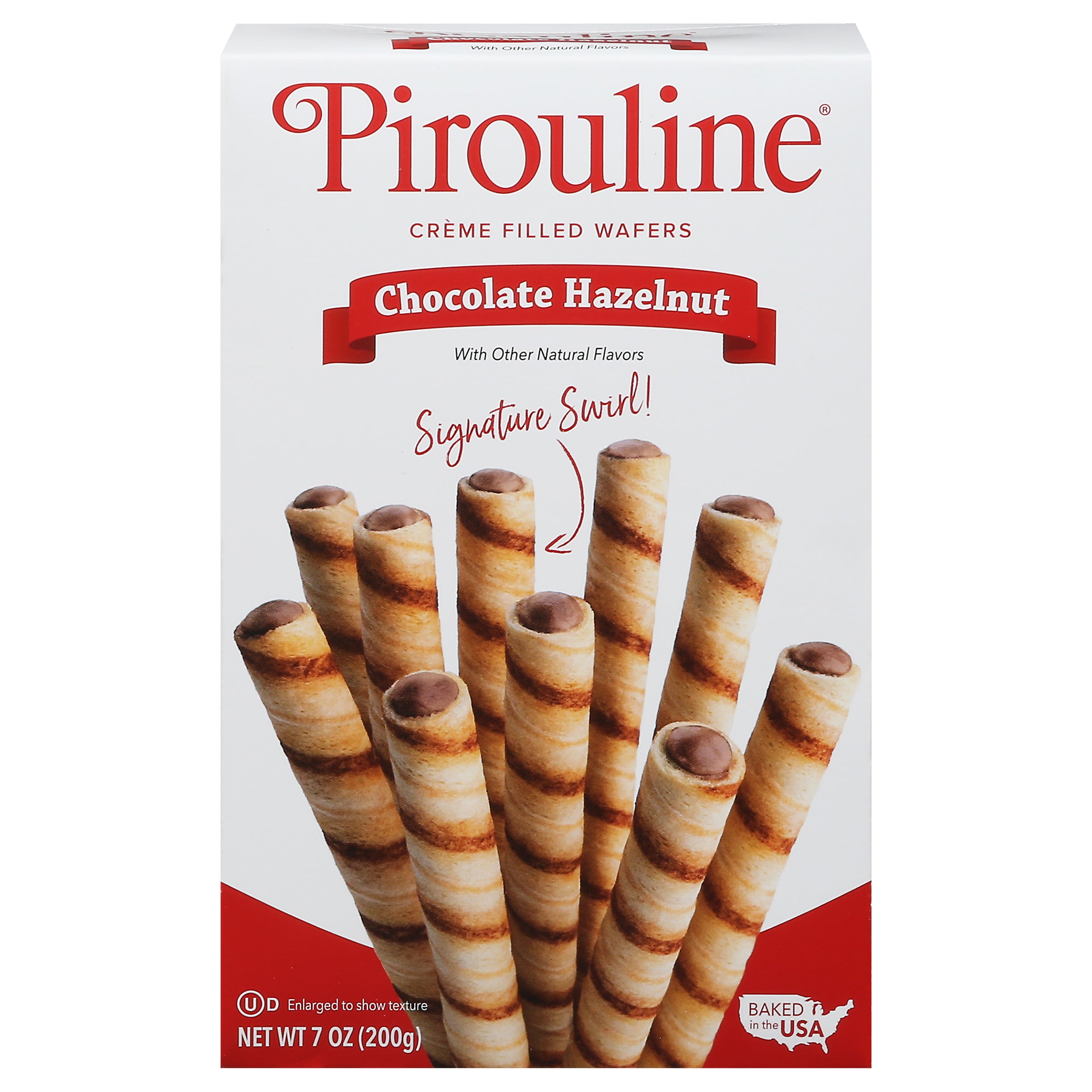 Pirouline Creme Filled Chocolate Hazelnut Wafers 7 oz - Case of 6