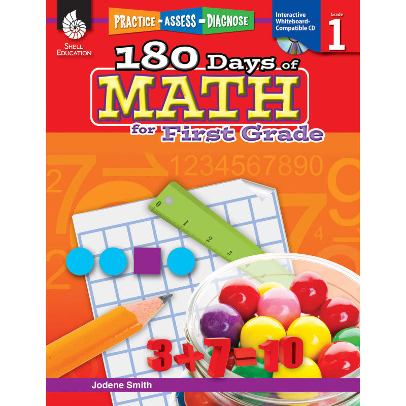 SHELL EDUCATION - 180 Days of Math for First Grade