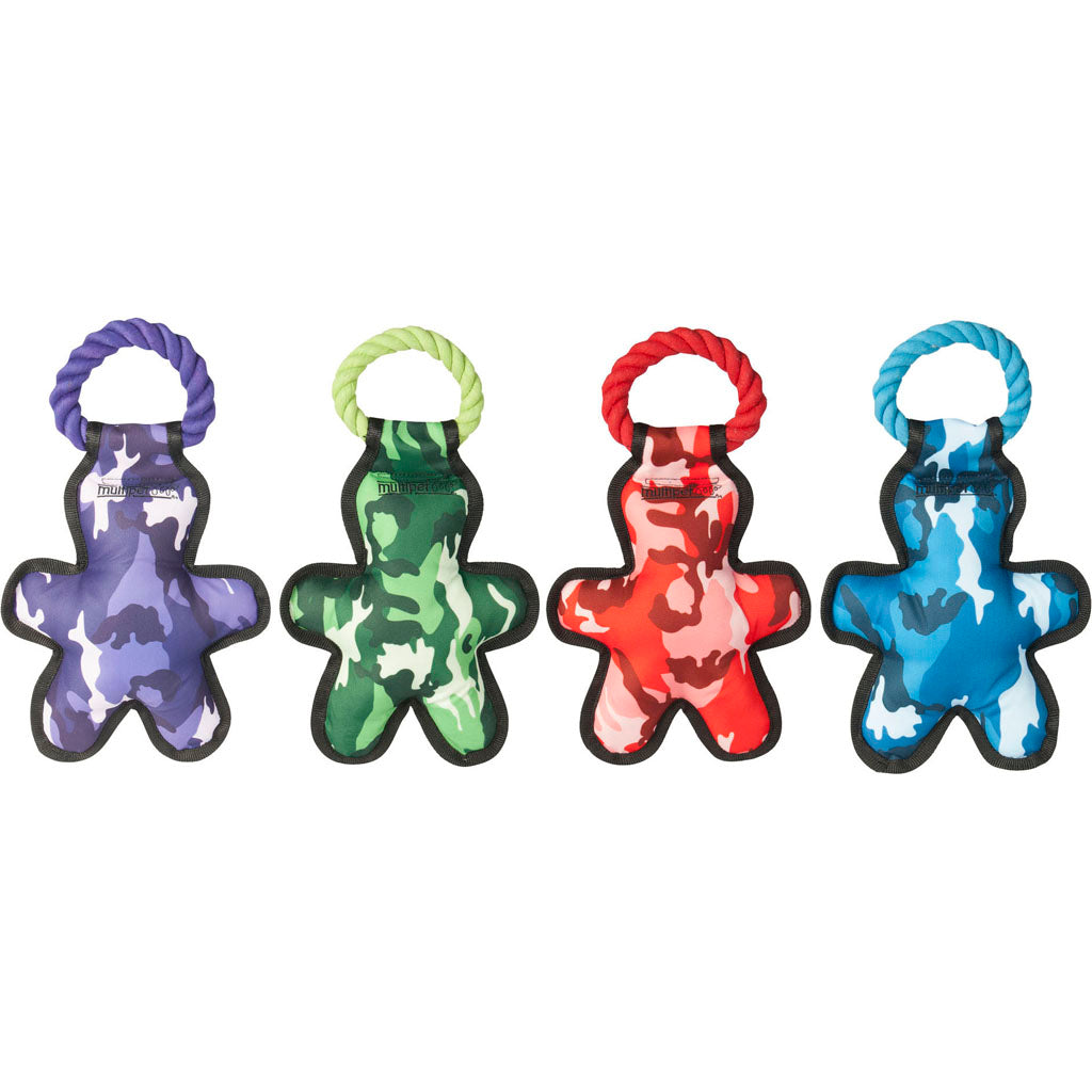 Multipet Camo Tug-O-Man (ASSORTED, MD)