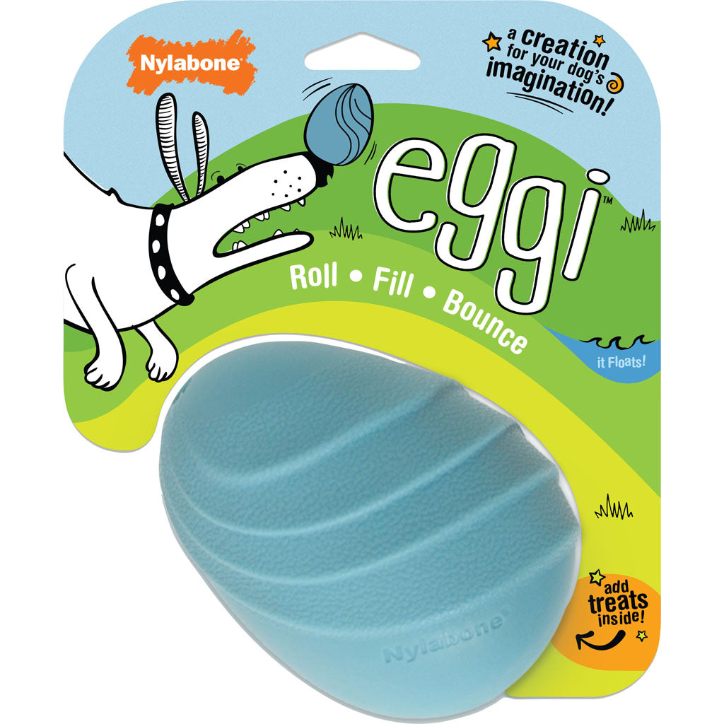Nylabone Creative Play Eggi (BLUE, LG)