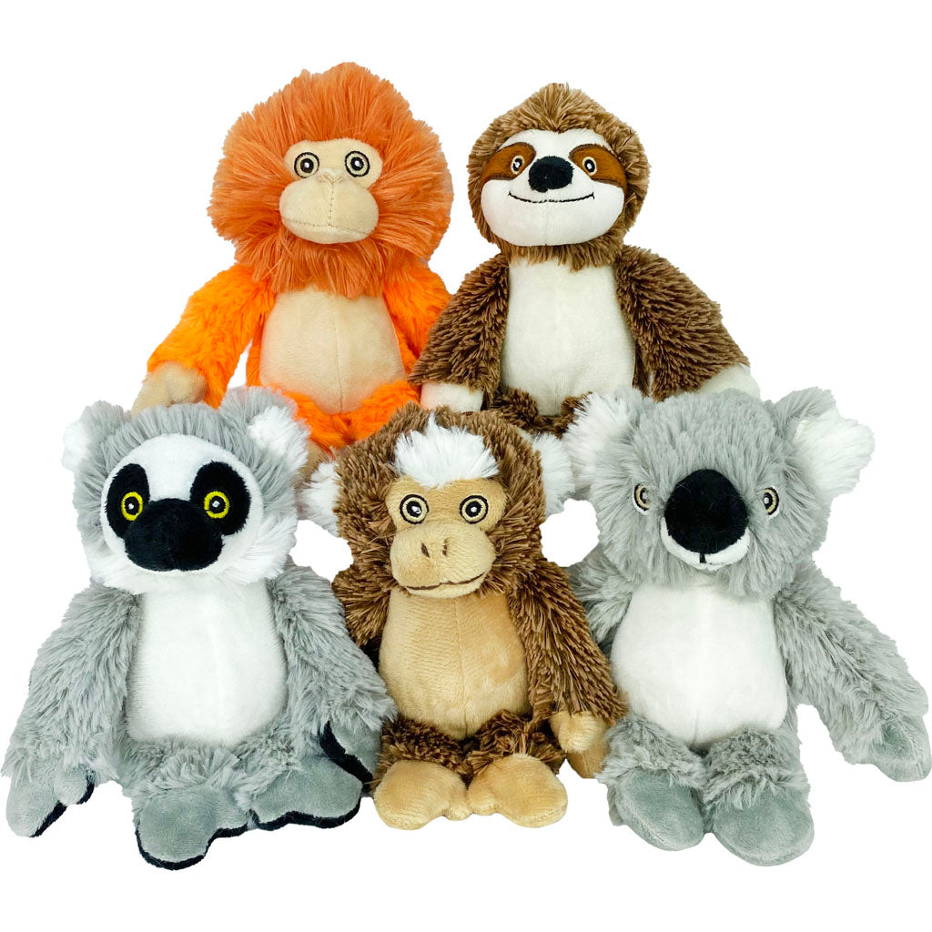 Multipet Minipet Bark Buddies Plush Dog Toy (ASSORTED, 6 IN)