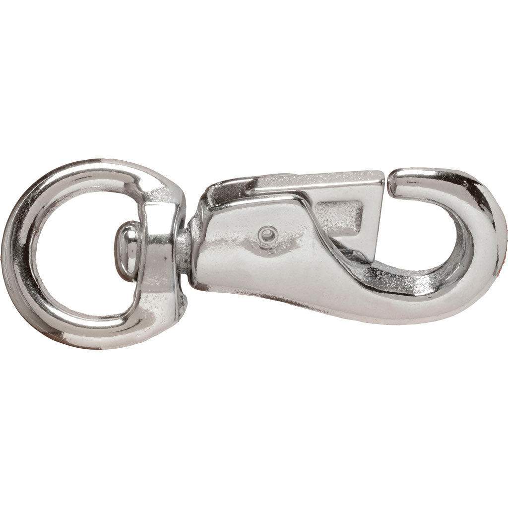 Bull Snap Hook (NICKEL, 7/8X4 IN)