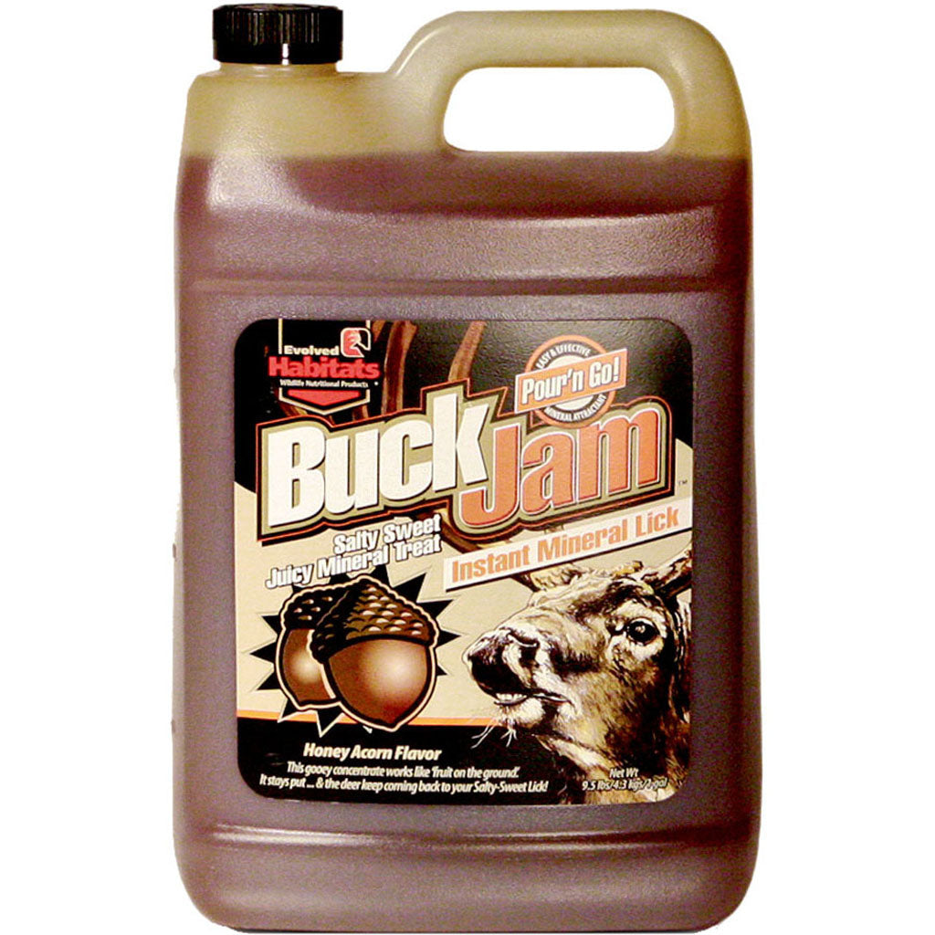 Evolved Buck Jam Instant Mineral Lick (HONEY ACORN, 1 GAL)