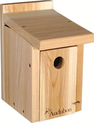 Wren/Chickadee Cedar House (TAN, 7.4X5.4X9.7 IN)