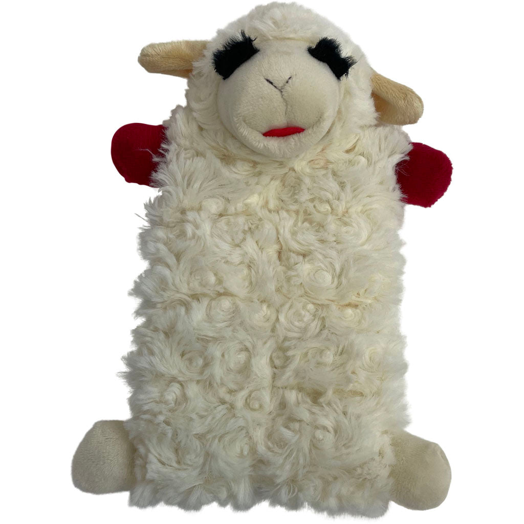 Multipet Lamb Chop Squeaker Mat (WHITE, MD)