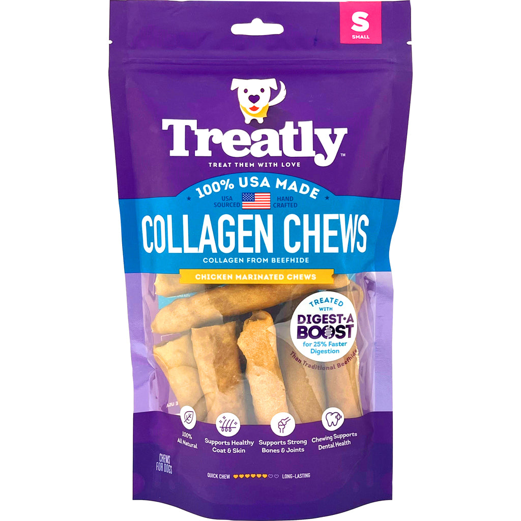 Treatly Usa Collagen Chip Rolls (CHICKEN, SM-8 OZ)