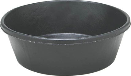 Fortex Rubber Stall Feeder (BLACK, 2 QT)