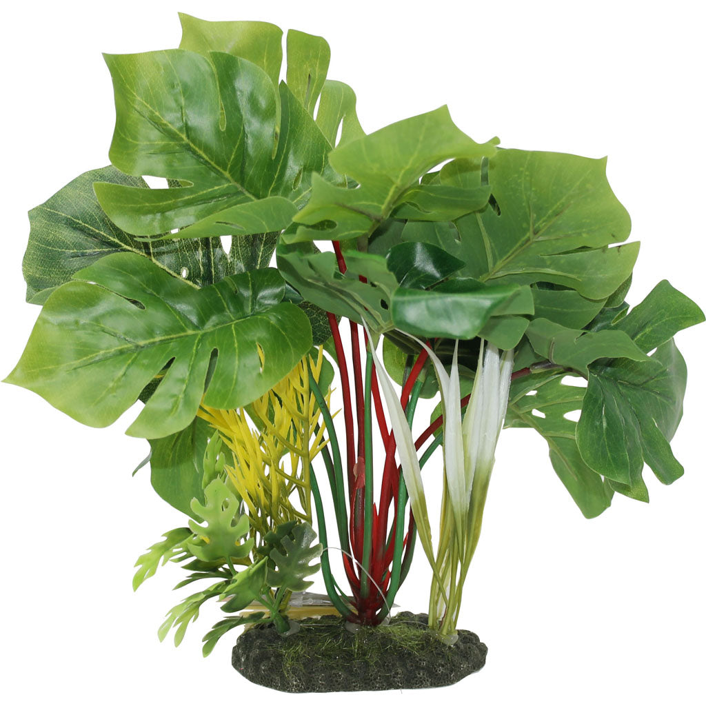 Color Burst Florals Split Green Leaf Philodendron (GREEN, MD)