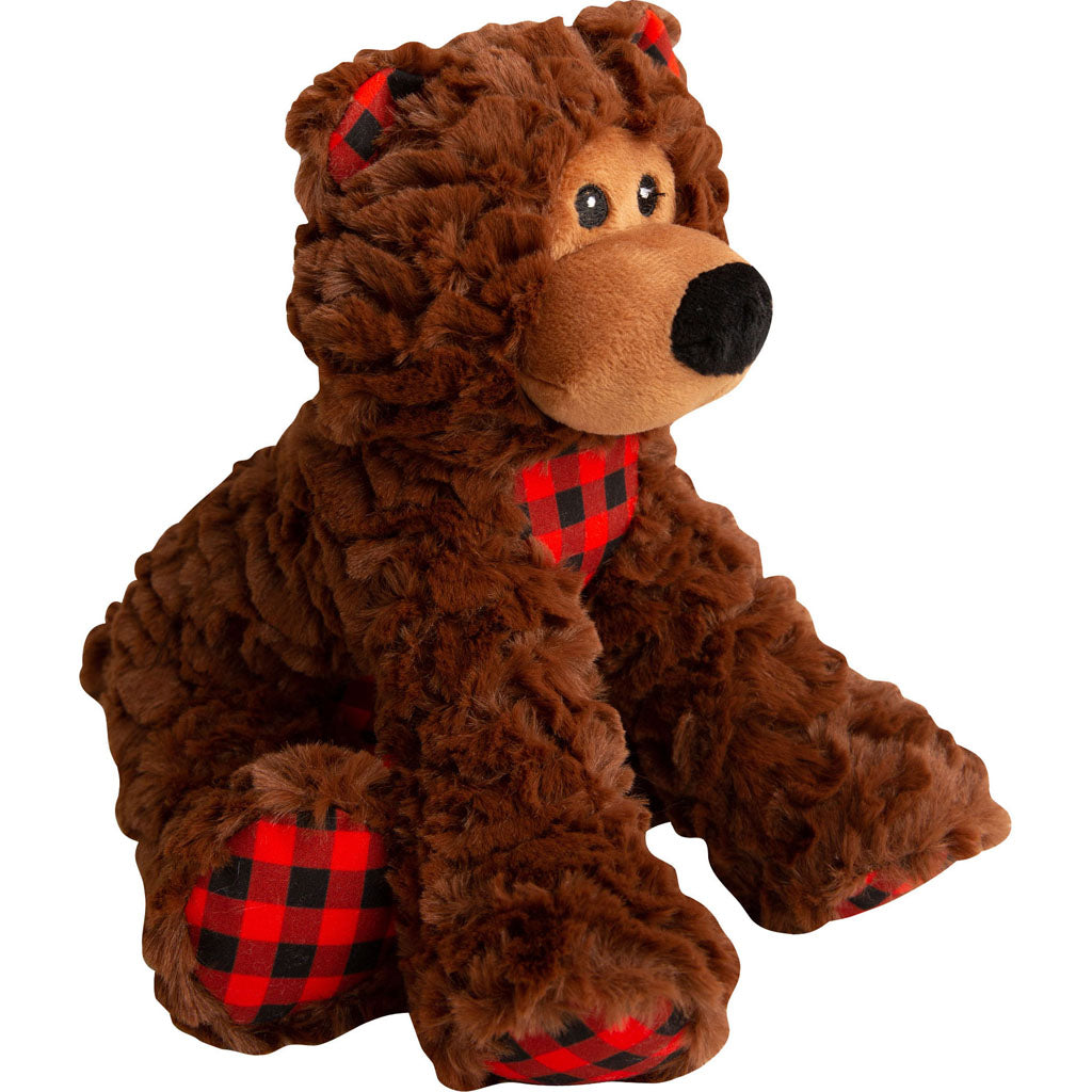 Snugarooz Benny The Bear (BROWN/PLAID, 8 IN)