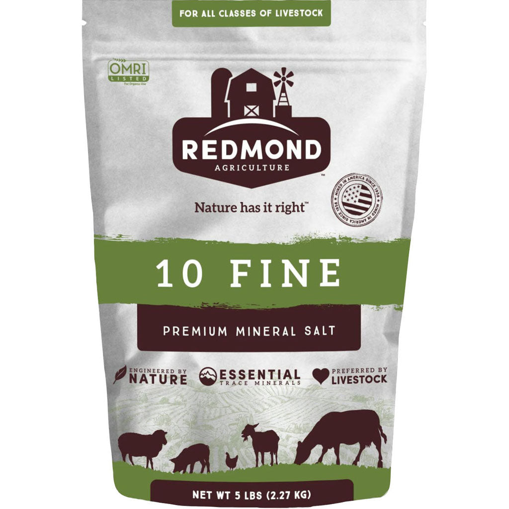 Redmond 10 Fine Mineral Salt (5 LB)