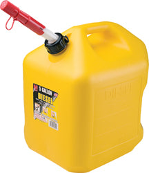 Plastic Diesel Fuel Can (YELLOW, 5 GAL)