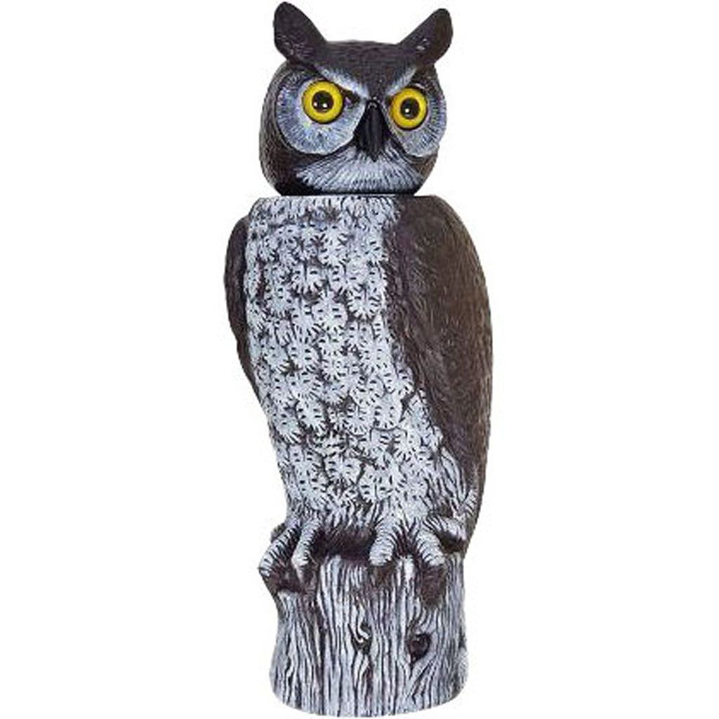 Rotating Head Owl - Natural Enemy Scarecrow (18 IN)