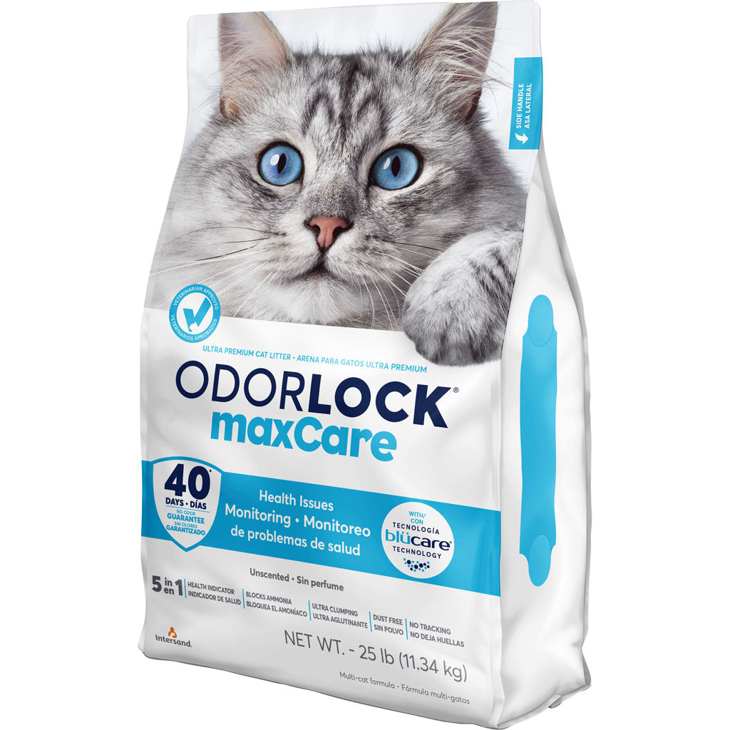 Odor Lock Maxcare Clumping Cat Litter (UNSCENTED, 25 LB)