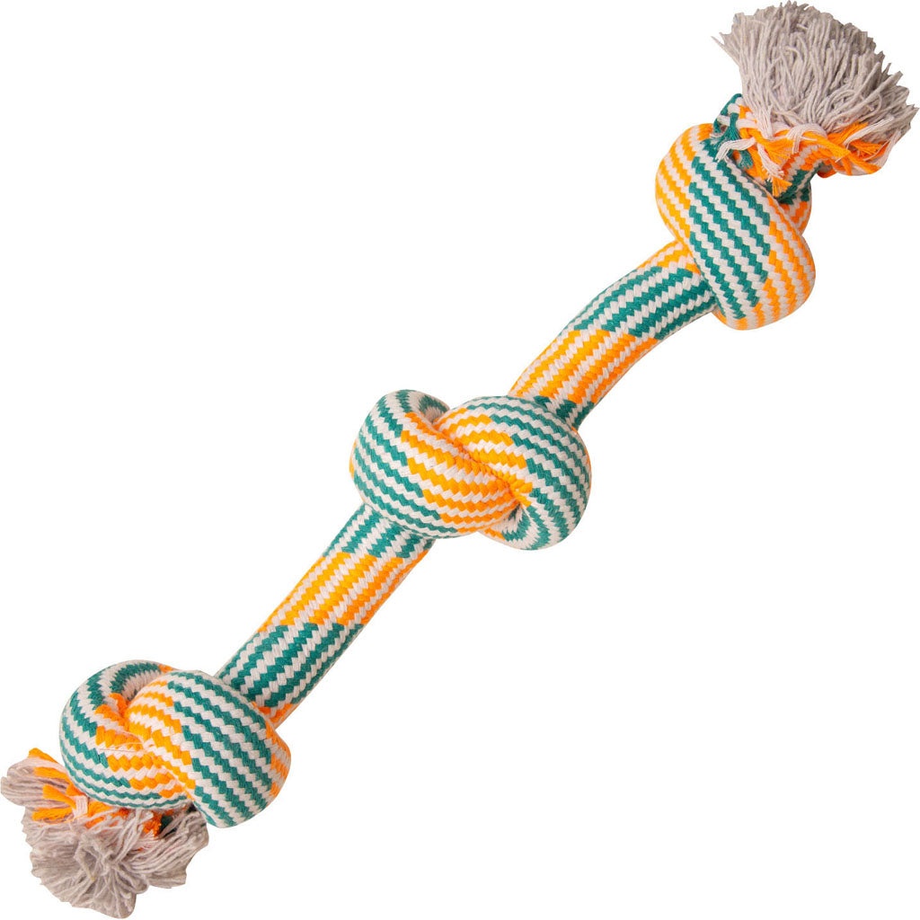 Snugarooz Get'N Knotty Rope Tug (BLUE/ORANGE, 22 IN)