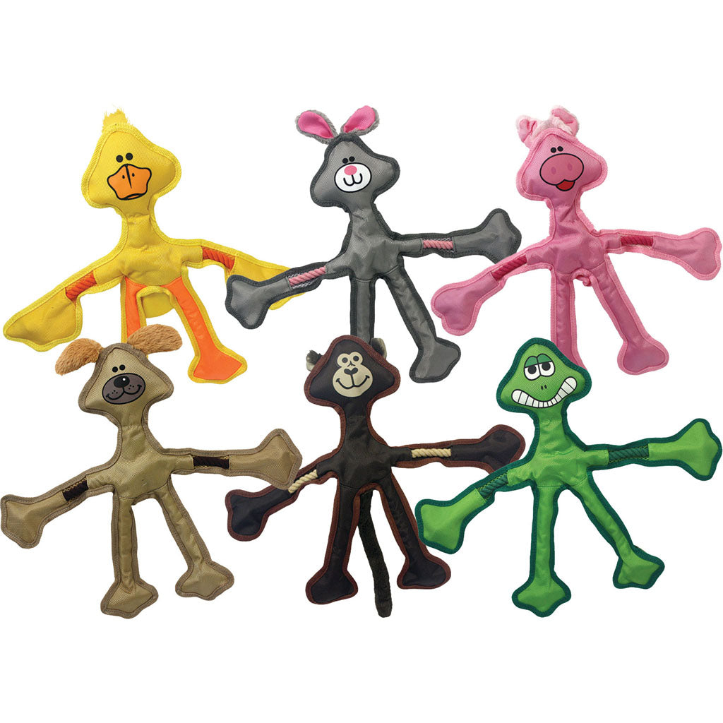 Multipet Skele-Ropes Nylon Dog Toy (ASSORTED, 15 IN)