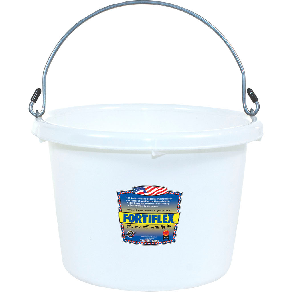 Fortiflex Utility Pail (WHITE, 8 QT)