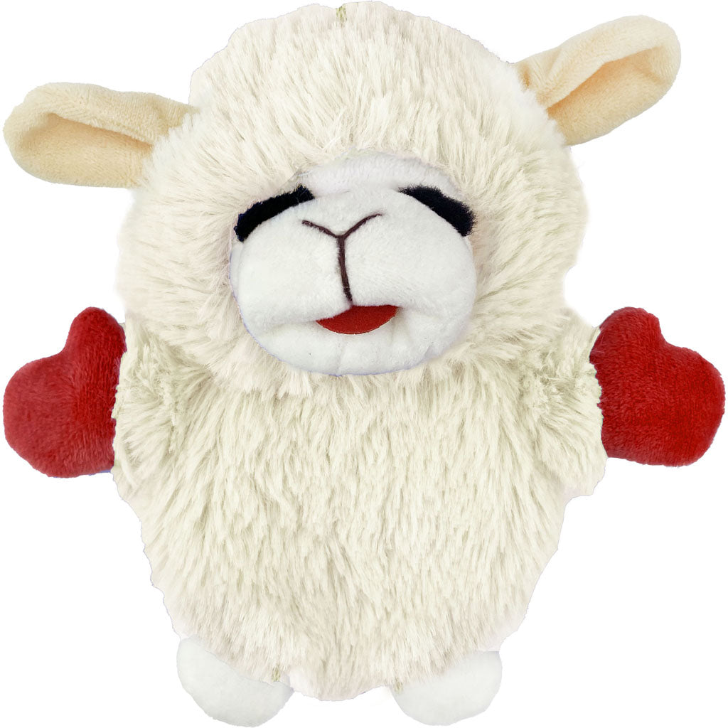 Multipet Lambchop Crickle Dog Toy (WHITE, 6 IN)