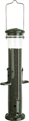 Metal Thistle Seed Tube Feeder (CLEAR/GREEN, 2 LB CAP)