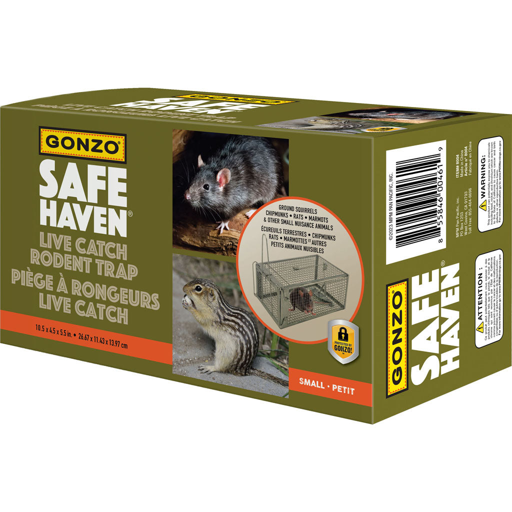 Gonzo Safe Haven Live Catch Rodent Trap (SM)