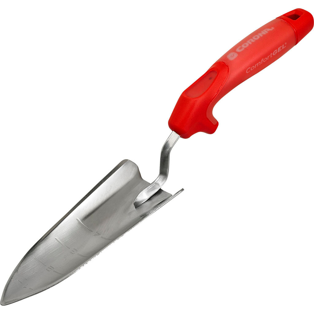 Stainless Steel Comfort Gel Trowel (RED, 13.5 IN)
