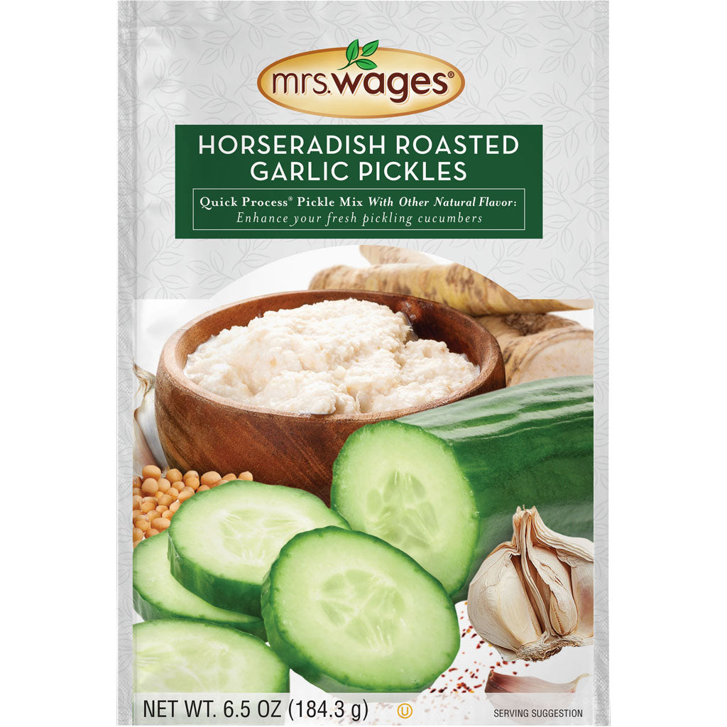 Mrs. Wages Horseradish Roasted Garlic Pickles (6.5 OZ)