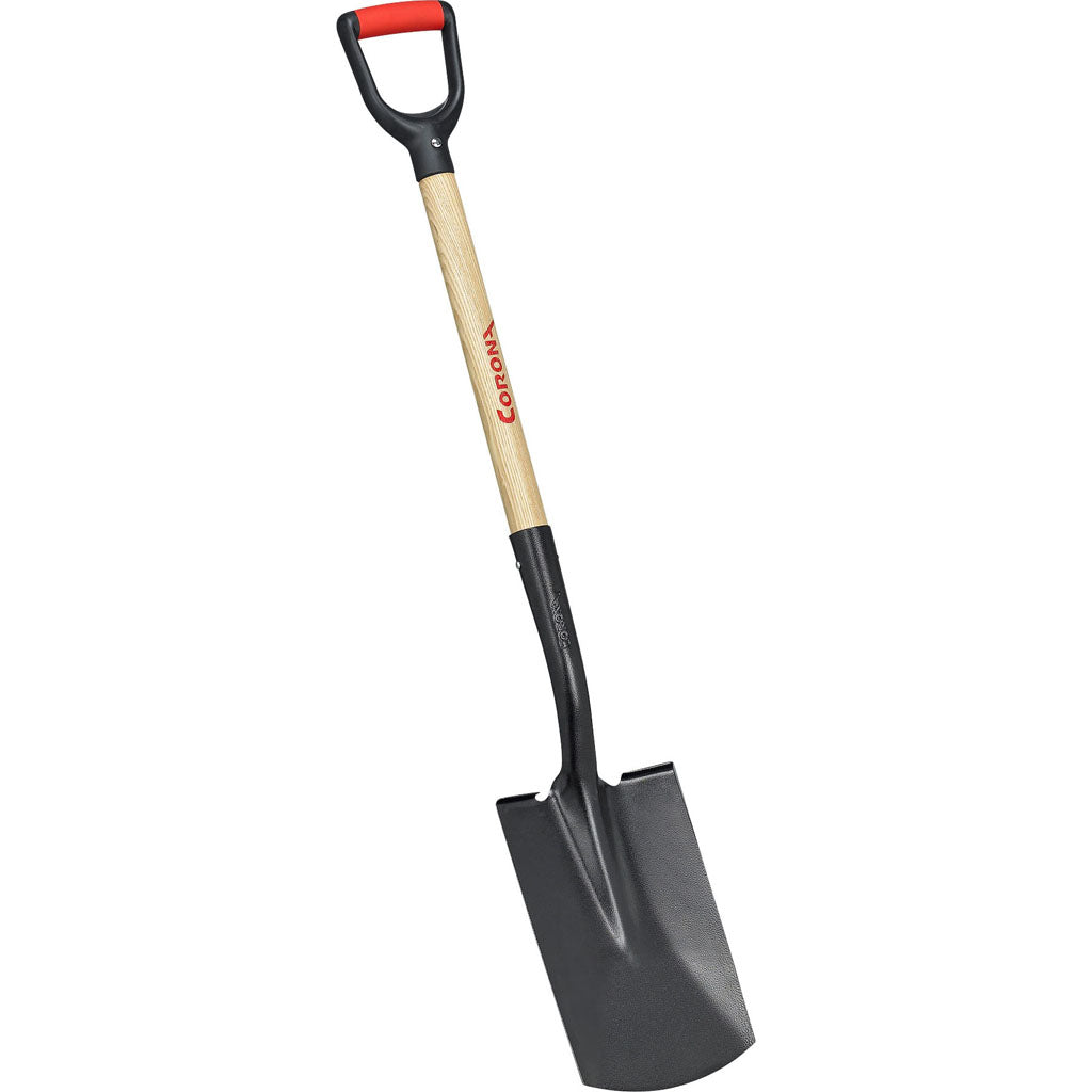D Grip Wood Handle Square Point Shovel (30 IN)