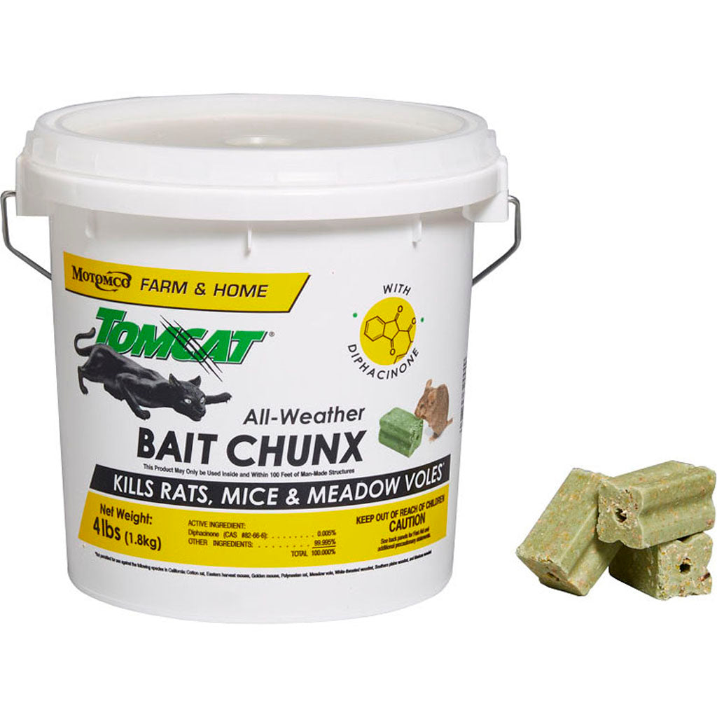 Tomcat All-Weather Bait Chunx Pail (1 OZ-4 LB)