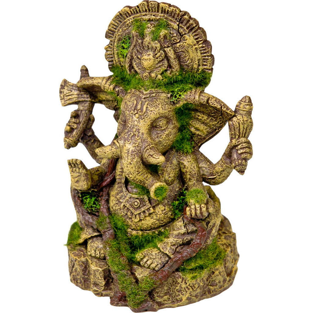Exotic Environments Ganesha Statue W/Moss (MD)