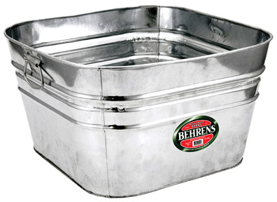 Hot Dipped Steel Square Tub (STEEL, 15.5 GAL)
