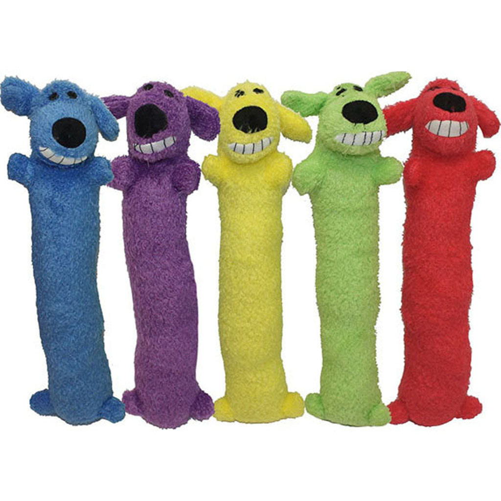 Multipet Loofa Dog Original W/Squeaker (12 IN)
