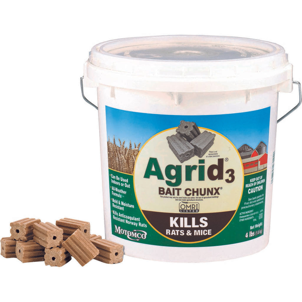Agrid 3 Bait Chunx Pail (4 LB)