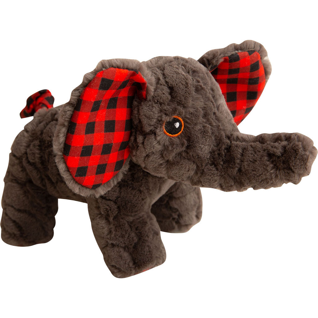 Snugarooz Eli The Elephant (GRAY/PLAID, 8 IN)