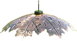 Copper Leaf Weather Shield (BRUSHED COPPER, 18 IN)