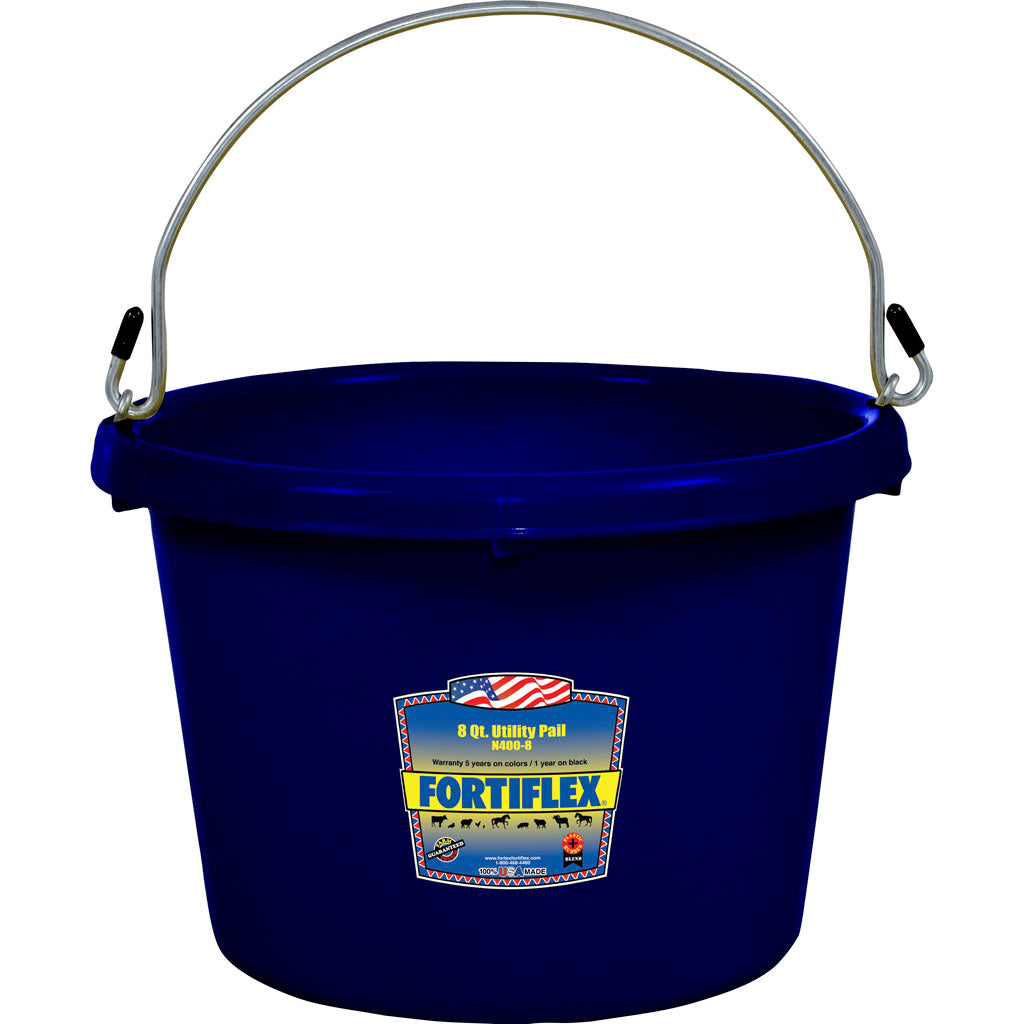 Fortiflex Utility Pail (SAPPHIRE BLUE, 8 QT)