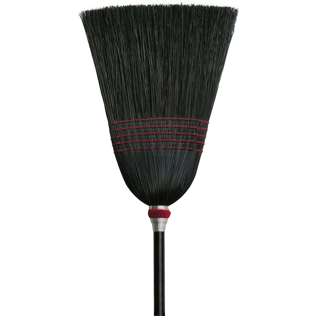 Parlor 100% Corn Broom (BLACK, 12 IN)