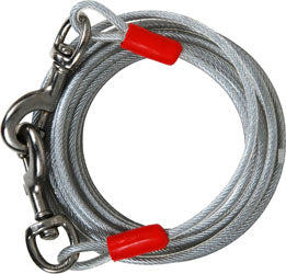 Pet Tie Out Xl Dogs Up To 250 Lb (CLEAR, 30 FT)