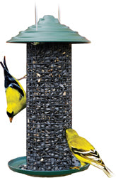 Mini Magnum Metal Sunflower Seed Screen Feeder (GREEN, .50 LB CAP)
