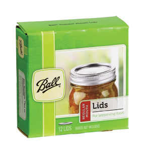 Ball Regular Mouth Lids (12 CT)