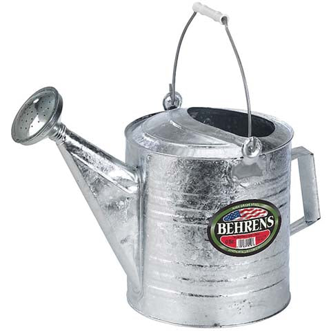 Hot Dipped Steel Watering Can (STEEL, 2.5 GAL)