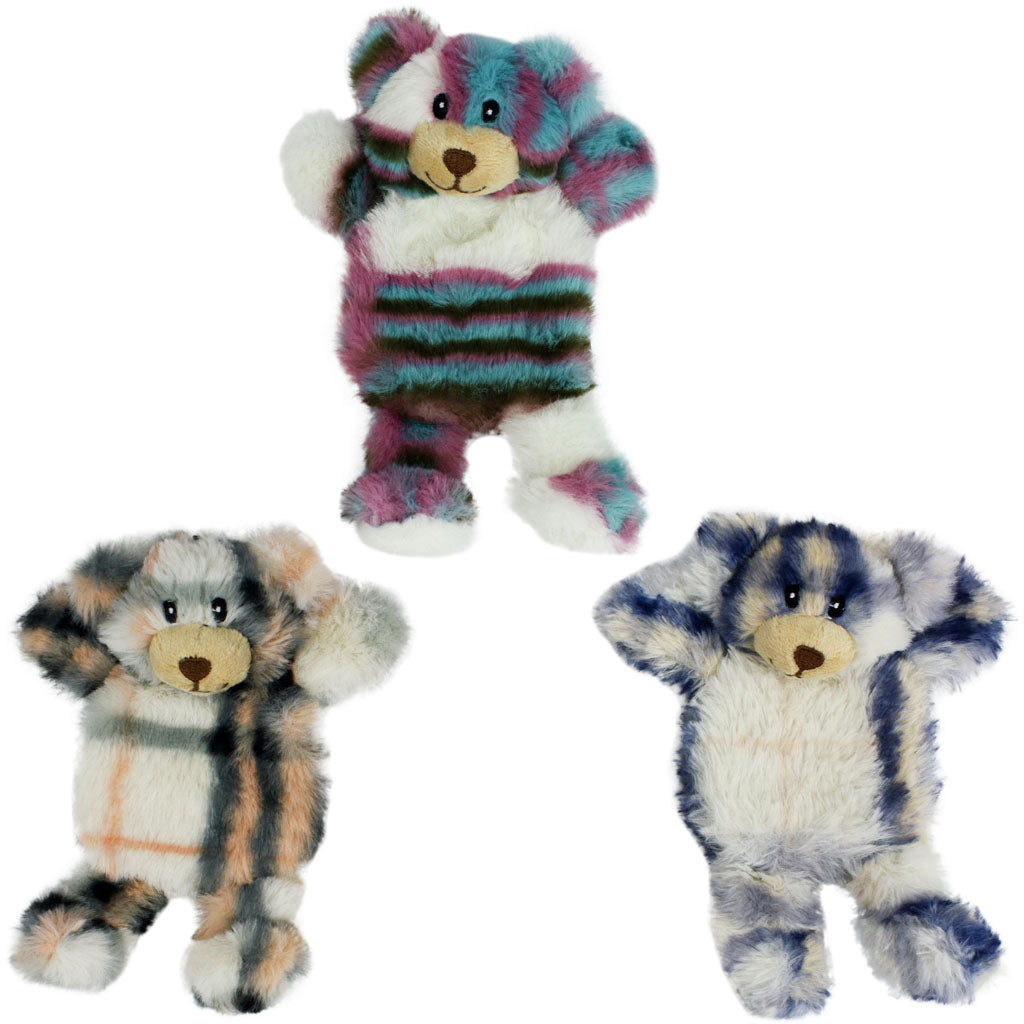 Multipet Minipet Berman Bears Plush Dog Toy (ASSORTED, SM)