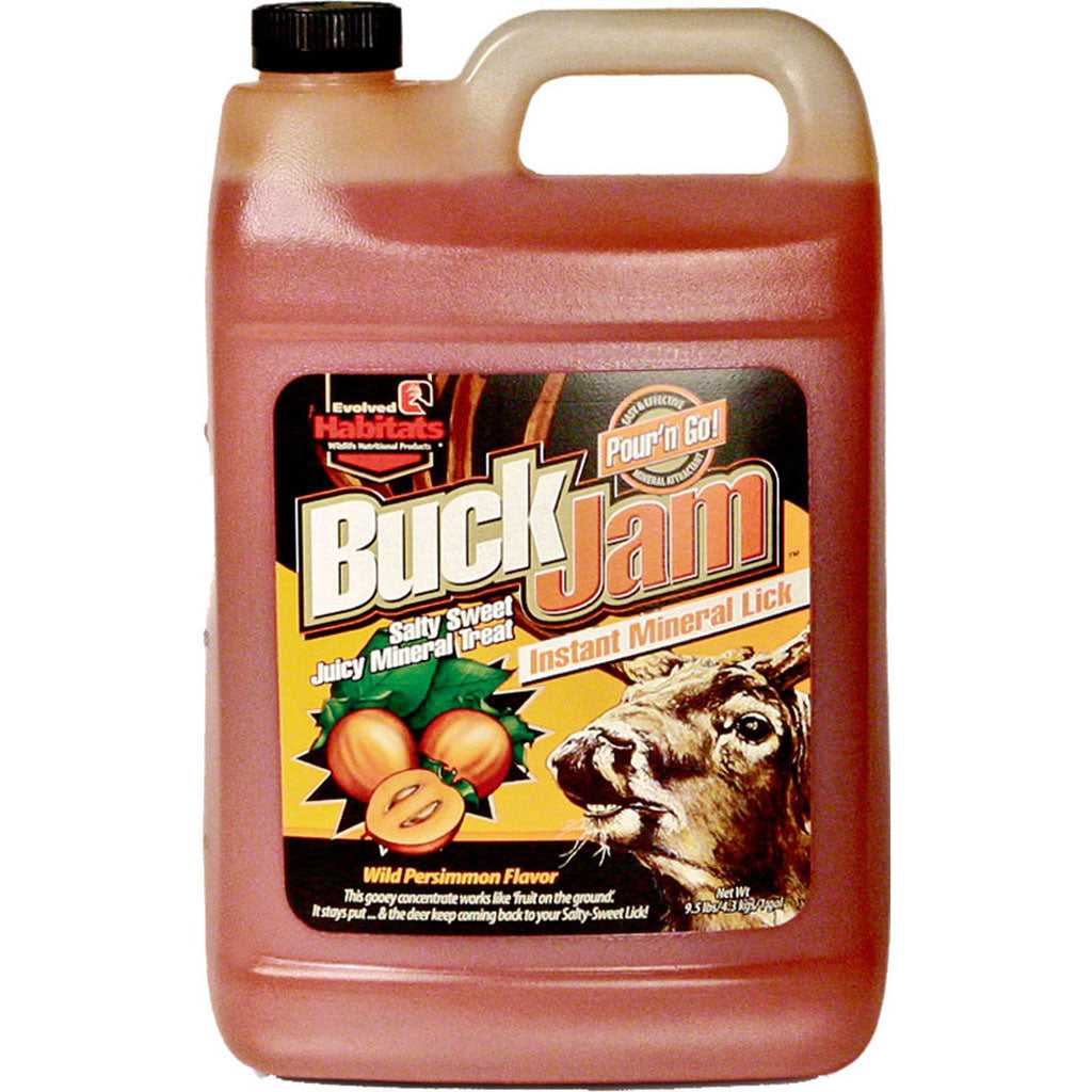 Evolved Buck Jam Instant Mineral Lick (PERSIMMON, 1 GAL)
