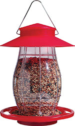 Lantern Wild Bird Feeder (RED, 4 LB CAP)