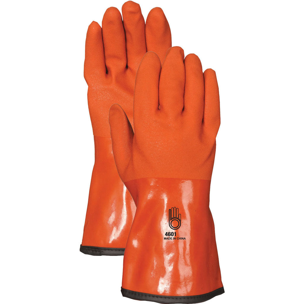 Bellingham Snow Blower Insulated Gloves (ORANGE, XL)