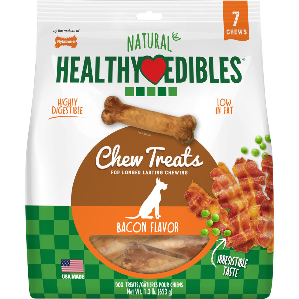 Healthy Edibles Natural Chew (BACON, WOLF-7 PK)