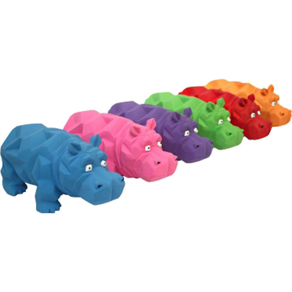Multipet Origami Pals Latex Grunting Hippo (8 IN)