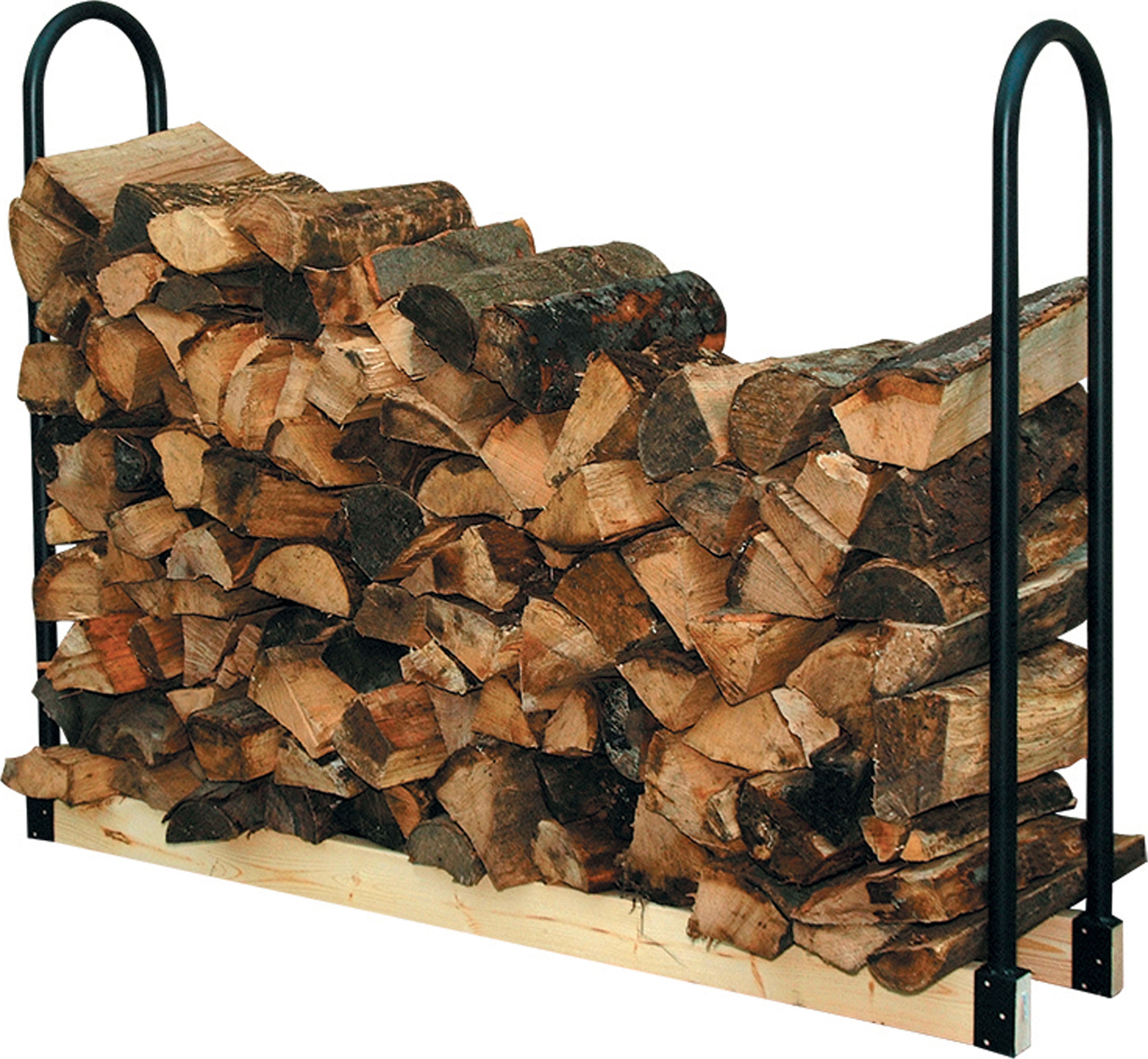 Adjustable Outdoor Log Rack (BLACK)