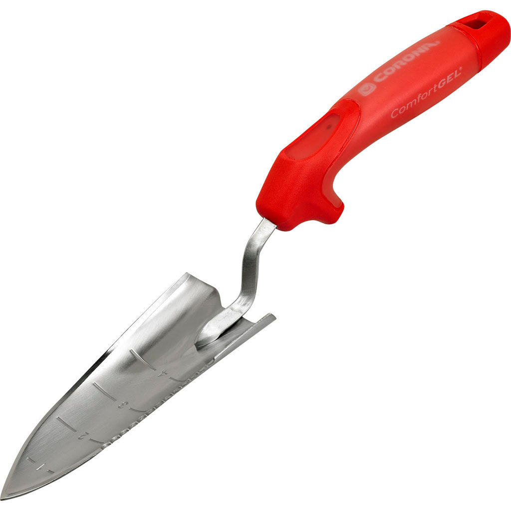 Stainless Steel Comfort Gel Transplanter (RED, 14 IN)