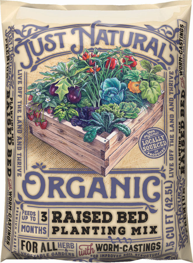 Just Natural Organic Raised Bed Mix (1.5 CF)