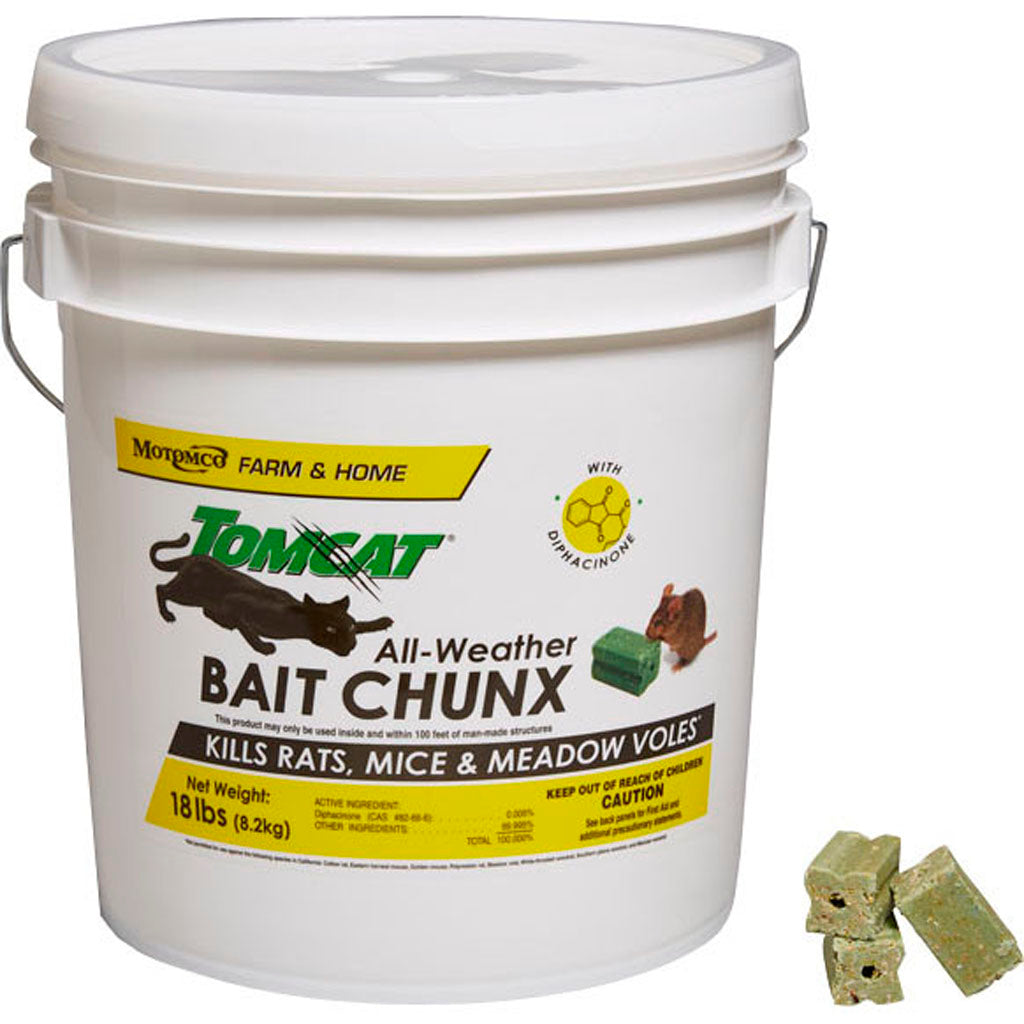 Tomcat All-Weather Bait Chunx Pail (1 OZ-18 LB)