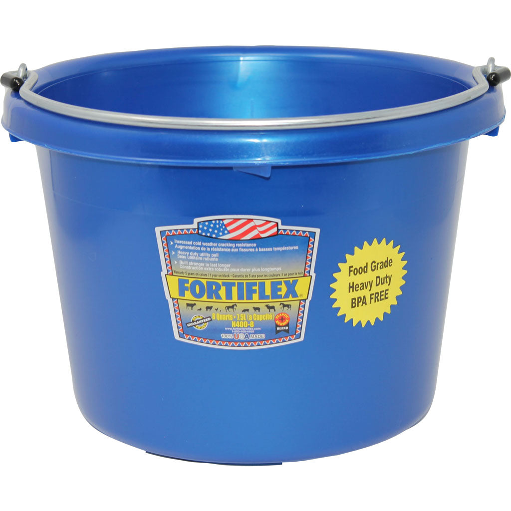 Fortiflex Utility Pail (MIDNIGHT BLUE, 8 QT)
